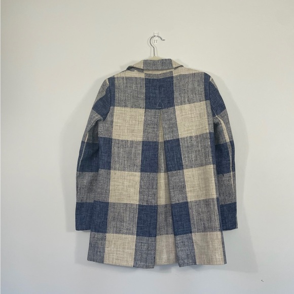 J. McLaughlin Checkered Mid- Season Coat - Picture 6 of 6